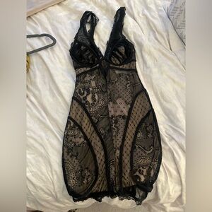 Bebe Black Lace Dress